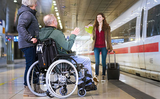 R20 Wheelchair boarding train