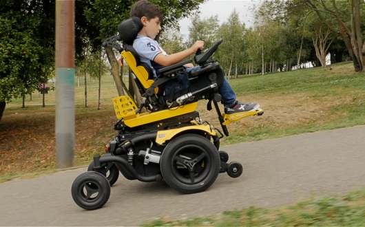 Boy going uphill on Kameleon