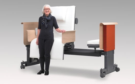Woman using RotoBed