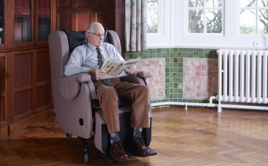 Man using chair