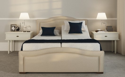 Dual Edal bed with different back heights