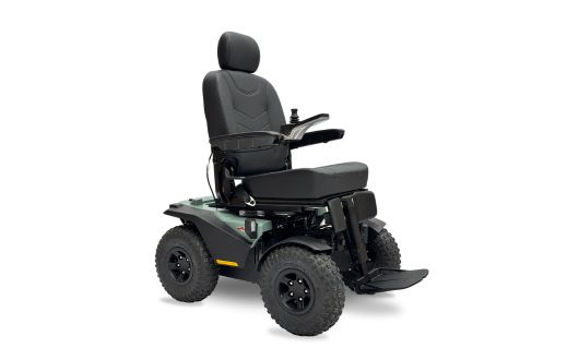 Outback Contoured Seating powerchair right view