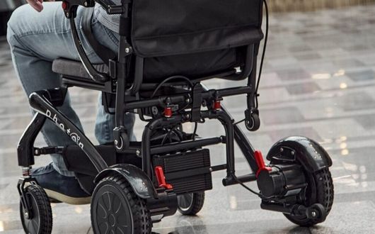 Photon powerchair back view