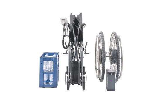 Alber E-Fix powerchair folded