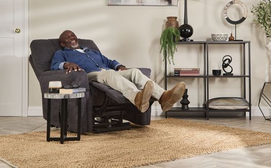 Man using chair reclined