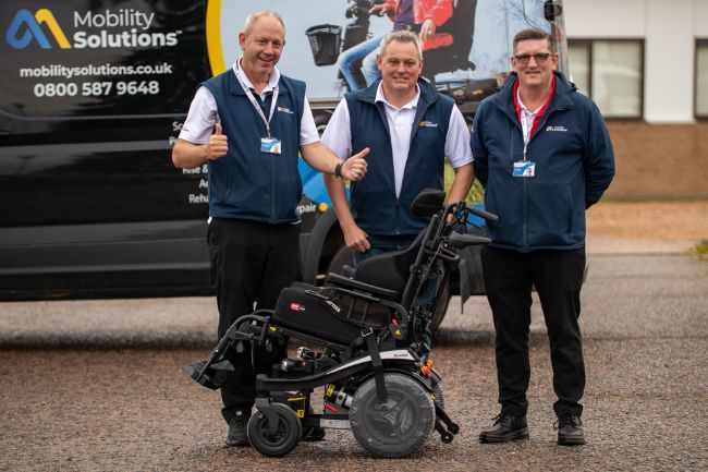 Mobility Solutions team in front of van